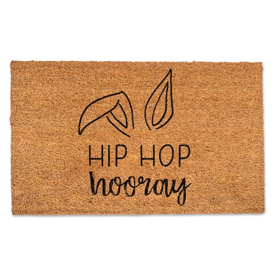 Michaels, Hip Hop Hooray 30" x 18" Door Mat – Category: Outdoor Easter Decorations